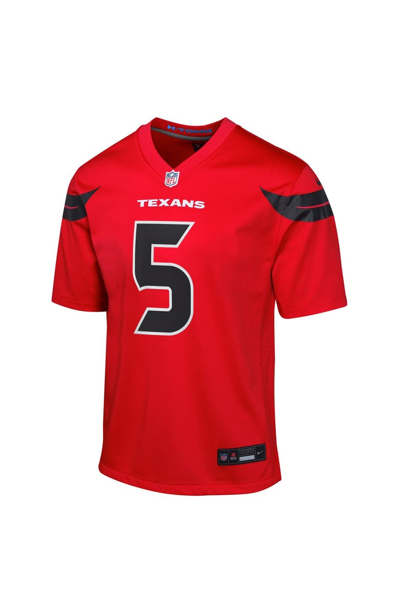 Nike Youth Nike Jalen Pitre Red Houston Texans Alternate Game Jersey, Alternate, color, 