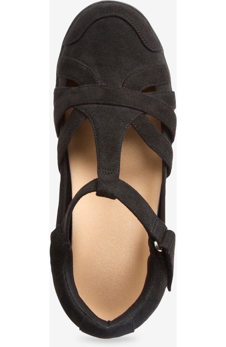 Comfortview The Landyn Orthotic Flat, Alternate, color, Black