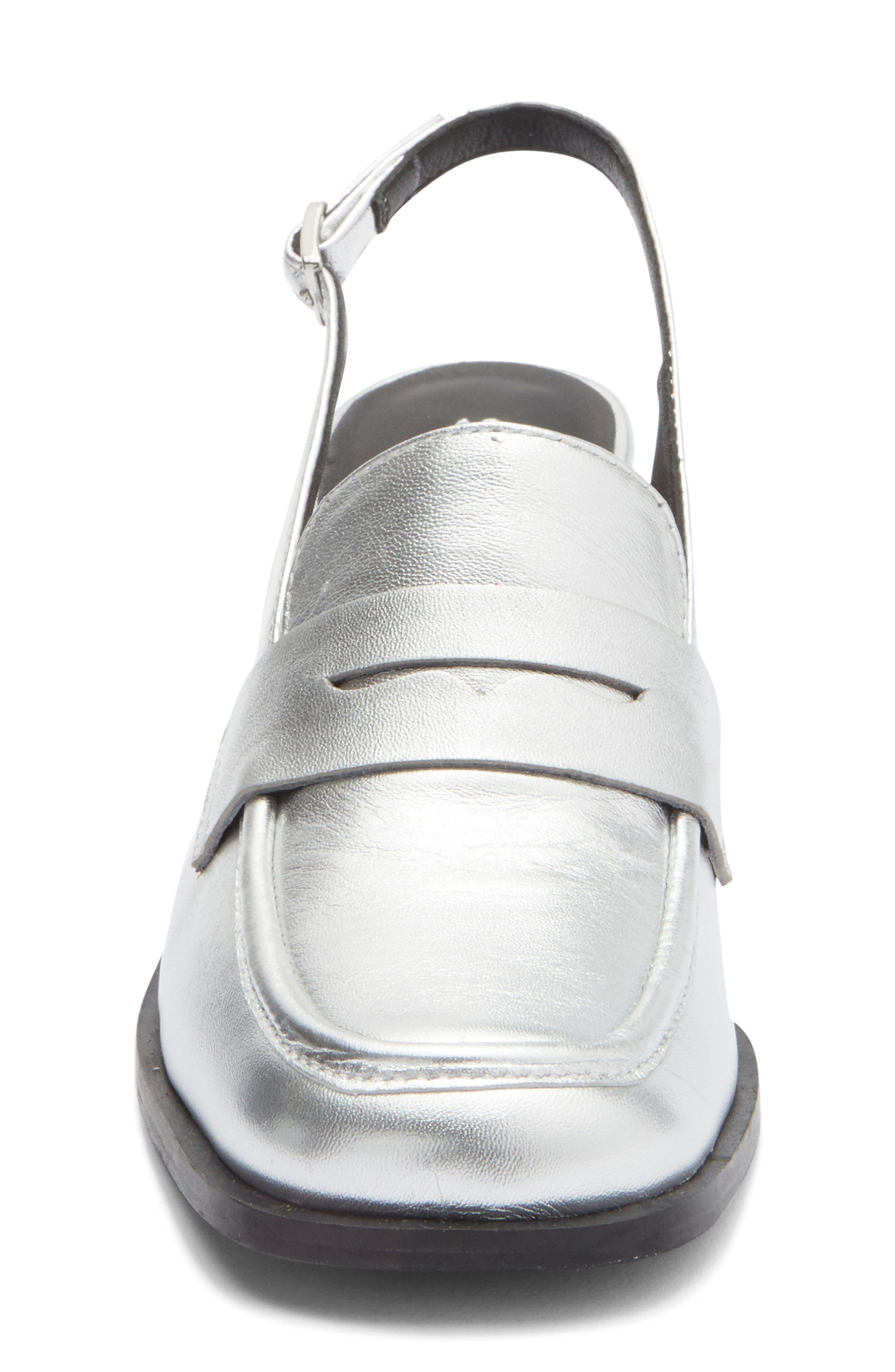 Seychelles Symphony Slingback Pump, Alternate, color, Silver