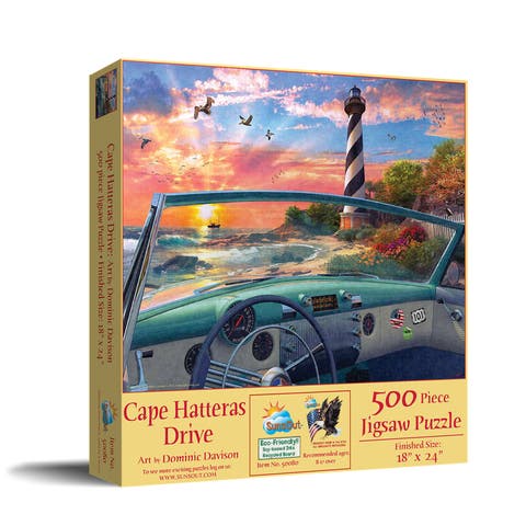 Cape Hatteras Drive 500 piece Jigsaw Puzzle for Adults