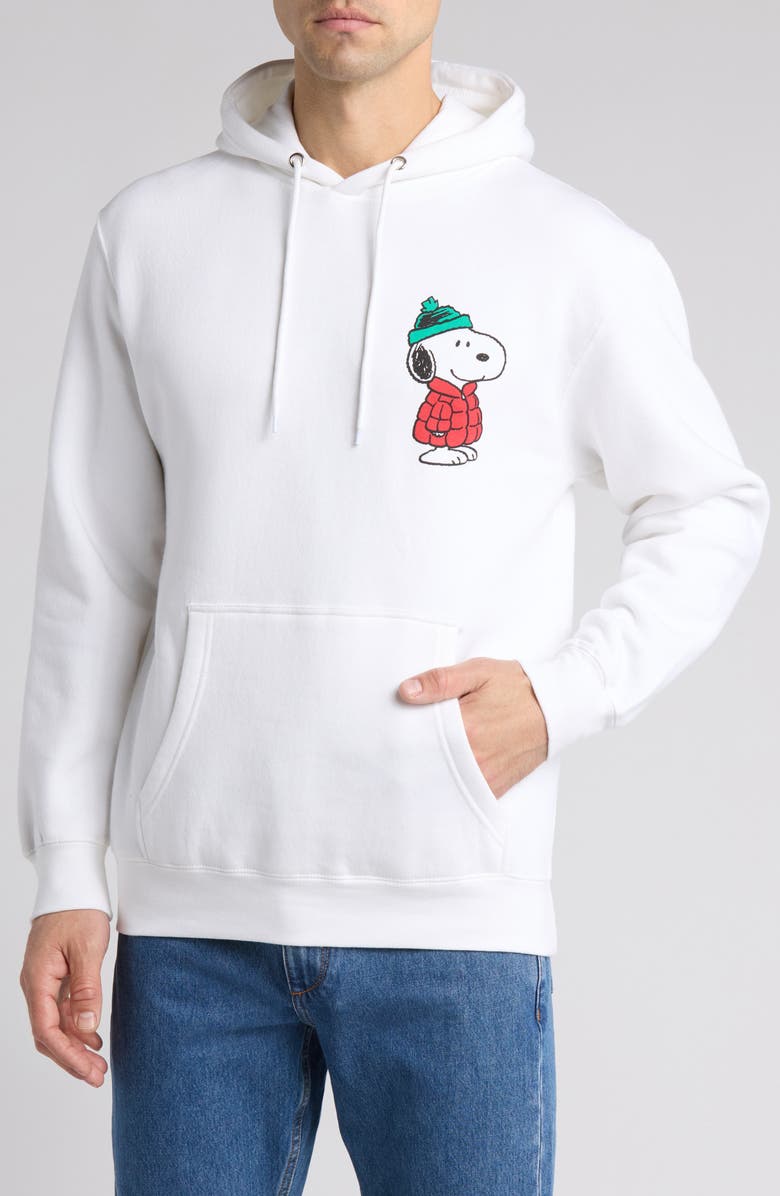 The Forecast Agency Peanuts<sup>®</sup> Snowman Hoodie, Main, color, 