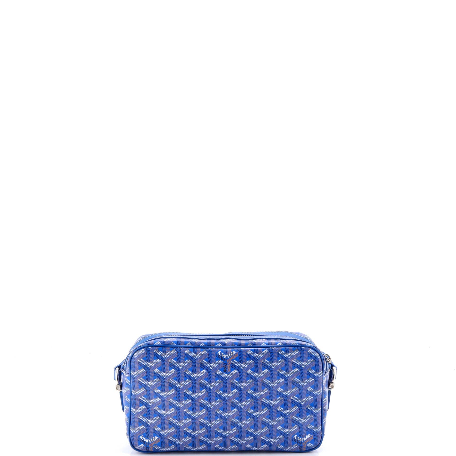 Pre-Owned Goyard Cap Vert Bag Coated Canvas, Alternate, color, Blue
