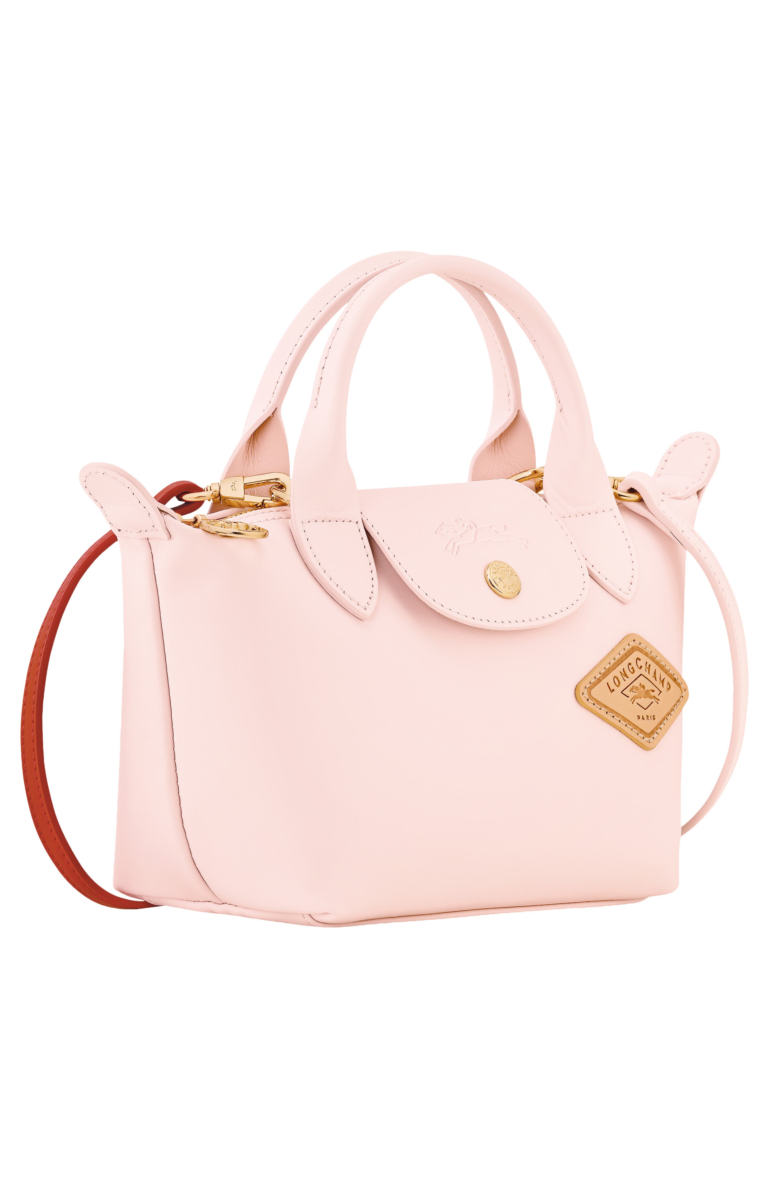 Longchamp Extra Small Le Pliage Passport Xtra Handbag, Alternate, color, Ballet