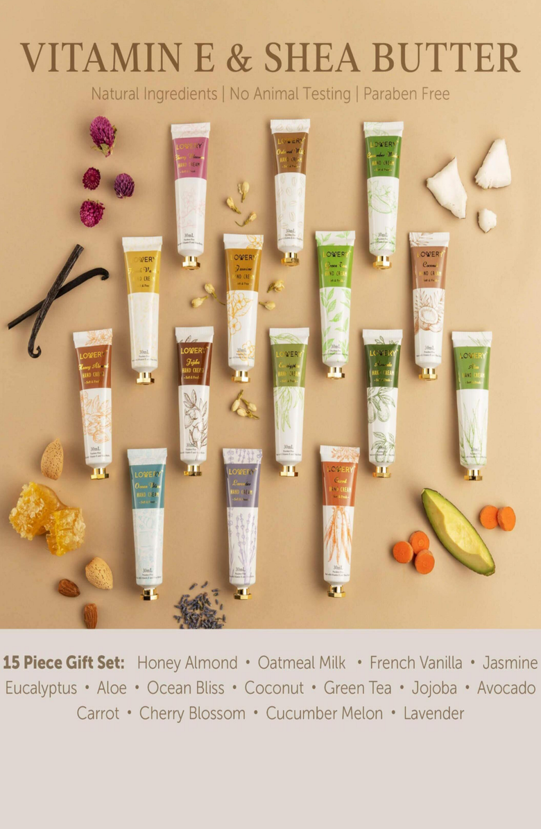 Lovery Aromatherapy Lotion Hand Cream Set, Alternate, color, 