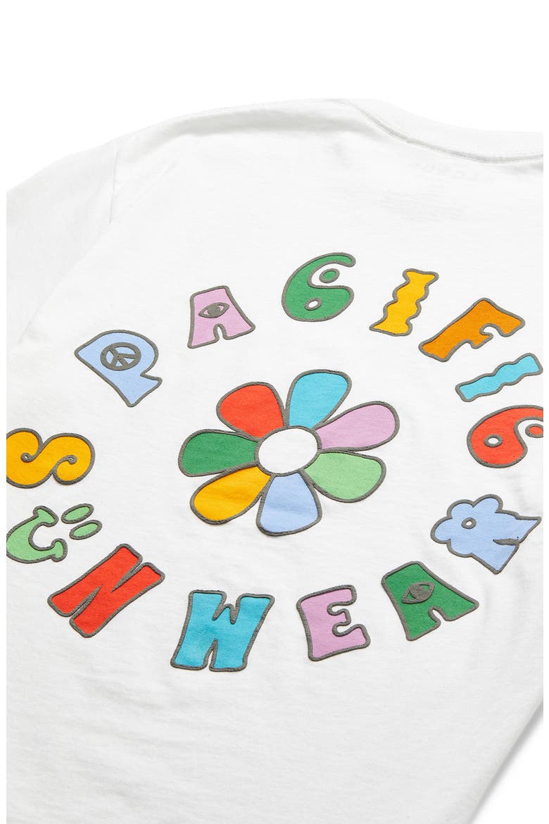 Floral Icon Graphic Tee, Alternate, color, WHITE