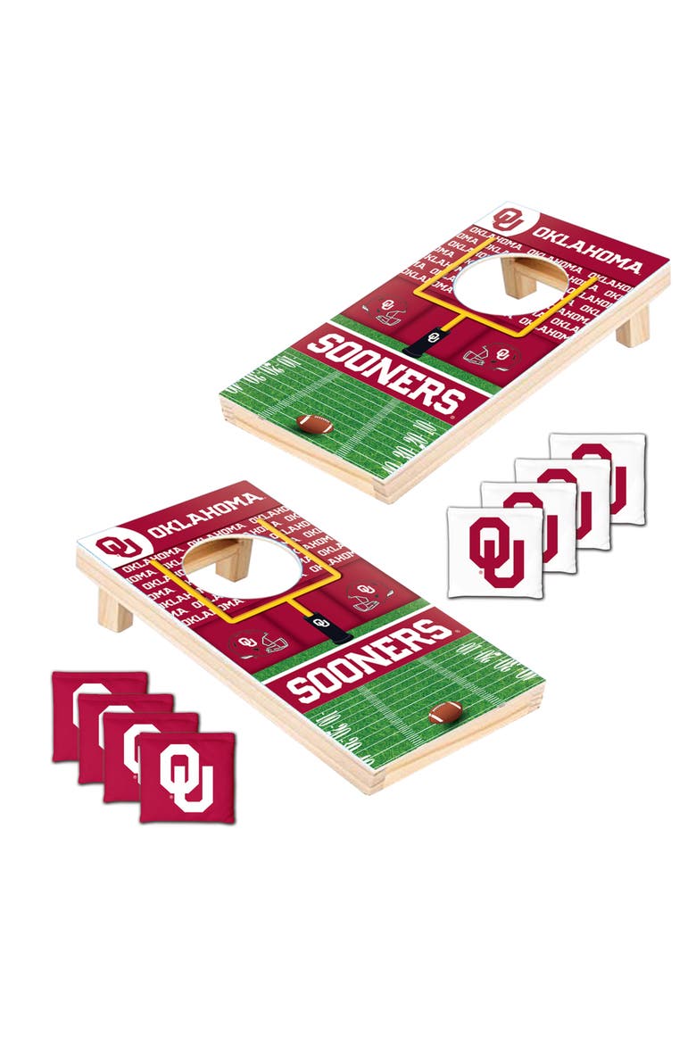 Oklahoma Sooners NCAA Tabletop Cornhole, Alternate, color, Multicolor