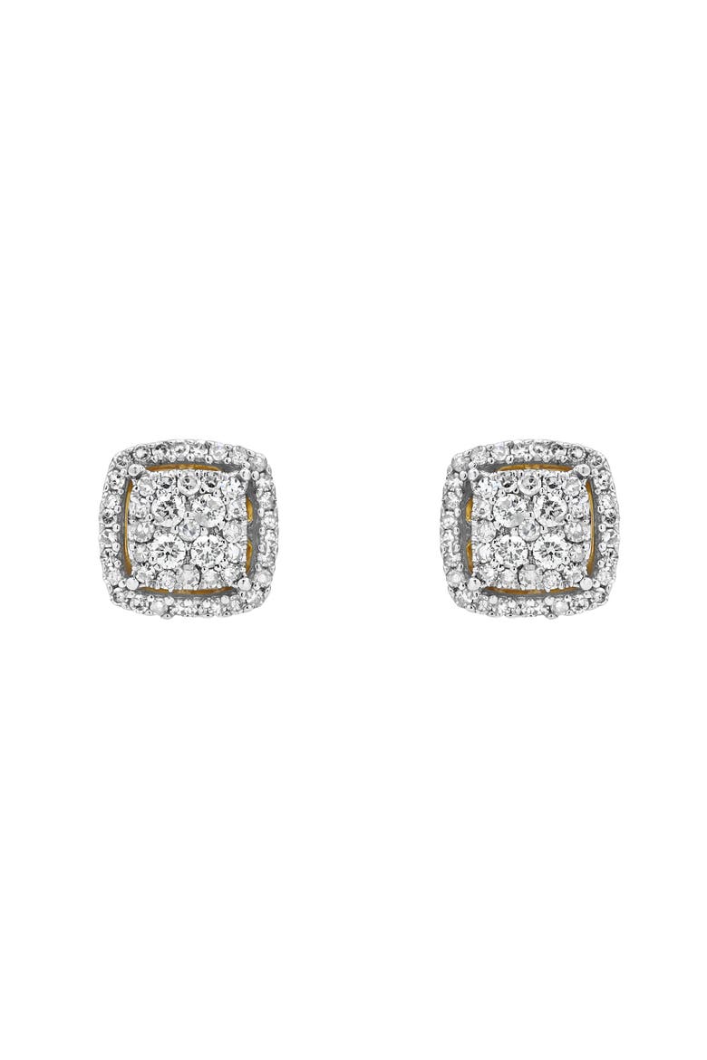 Ballroom Bliss 14K Yellow Gold Diamond Stud Earrings - 0.49ct., Alternate, color, 14K Yellow Gold
