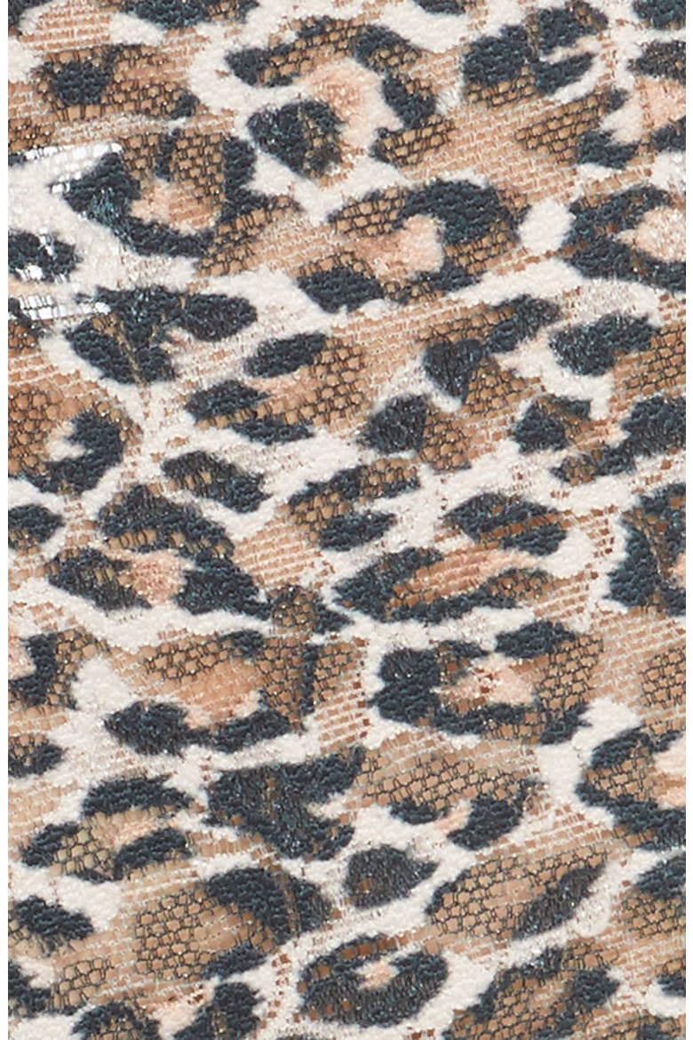 Classic Leopard Retro Thong, Alternate, color, BROWN/ BLACK