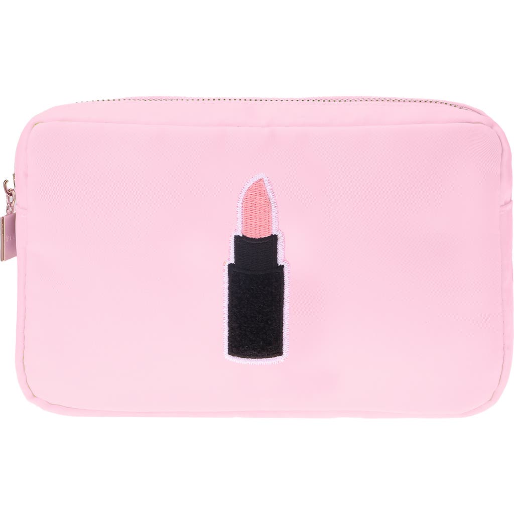 Bloc Bags Medium Lipstick Cosmetic Bag in Baby Pink  product
