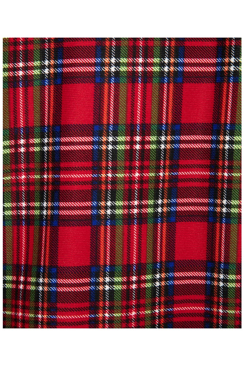 Kids' Plaid Notch Collar Footie, Alternate, color, PLAID
