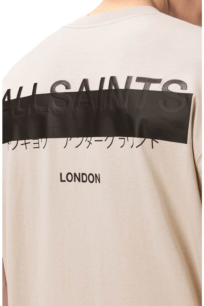 Redact Mock Neck Graphic T-Shirt, Alternate, color, FEATHER TAUPE