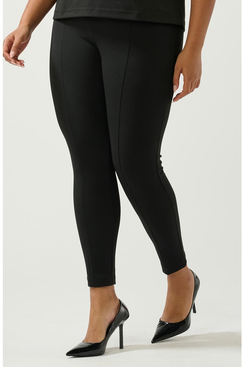Harlow Elastic Waist Pants, Alternate, color, BLACK