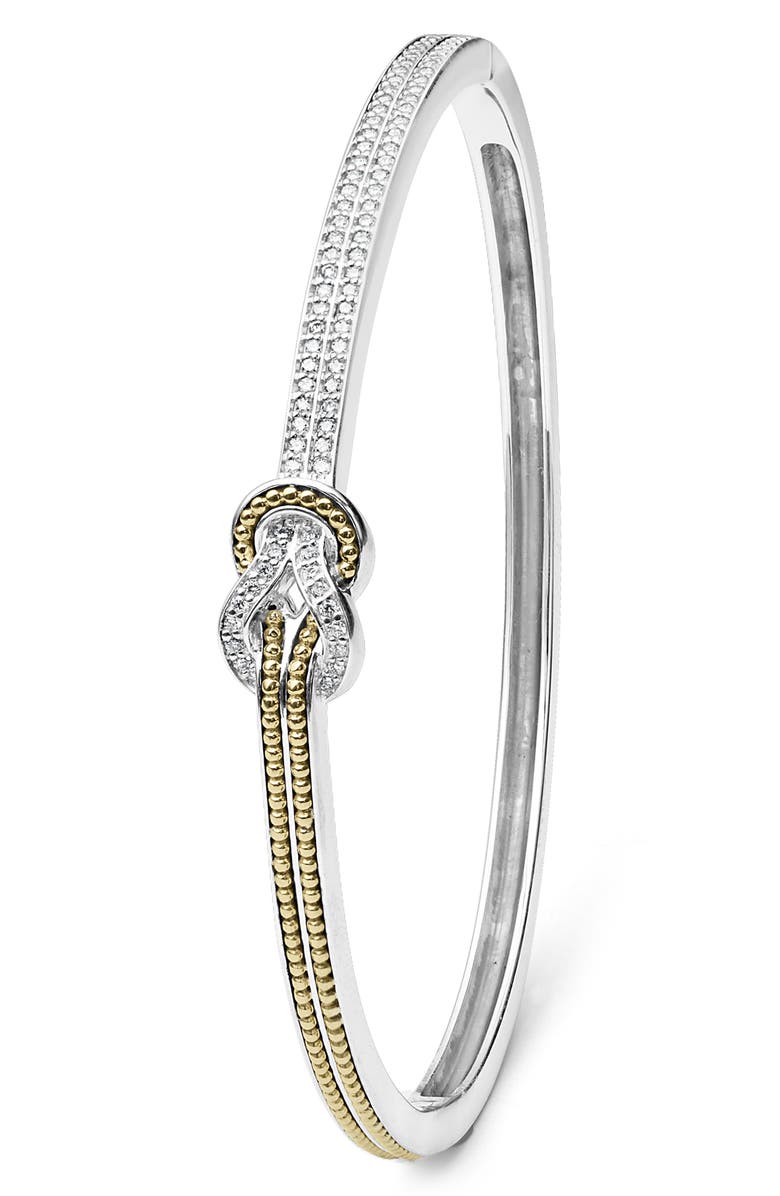 LAGOS Newport Bangle, Alternate, color, Diamond