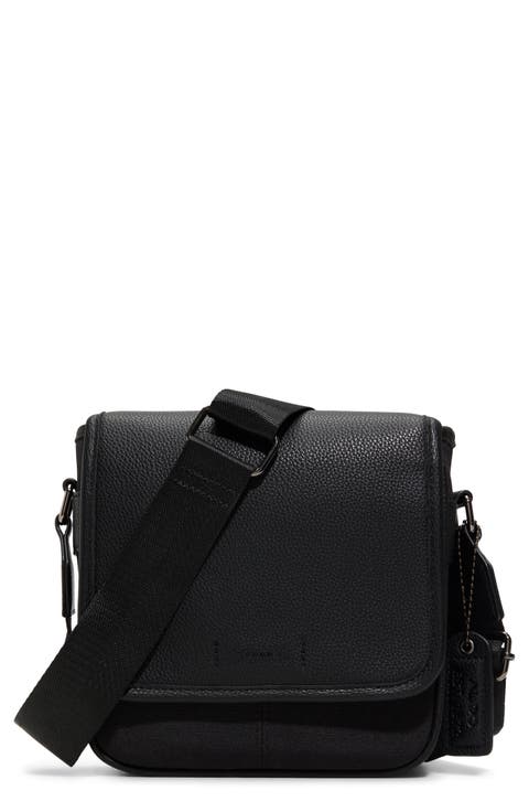 Sea Wavee X Faux Leather Crossbody Bag