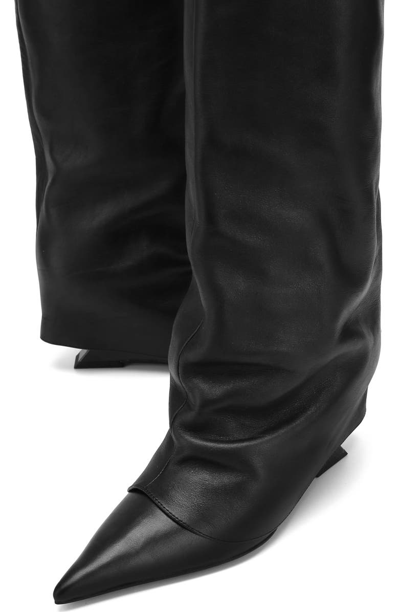 Naked Wolfe Stated Leather Boot, Alternate, color, Black