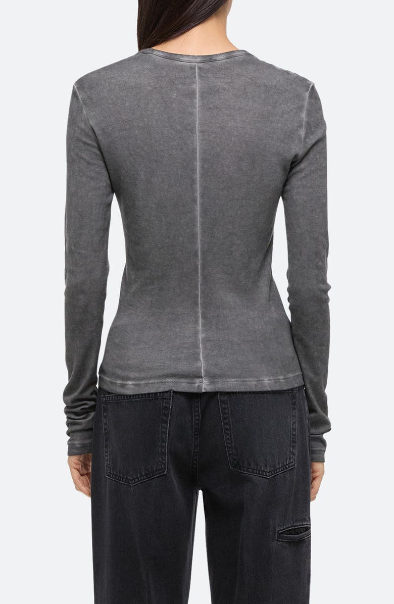 Helmut Lang Garment Dyed Pima Cotton T-Shirt, Alternate, color,