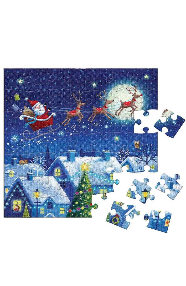 Eurographics Puzzle Advent Calendar Christmas Town, Alternate, color,