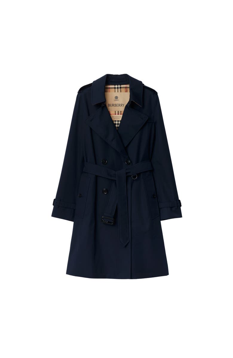 Burberry Mid-length Kensington Heritage Trench Coat, Alternate, color,