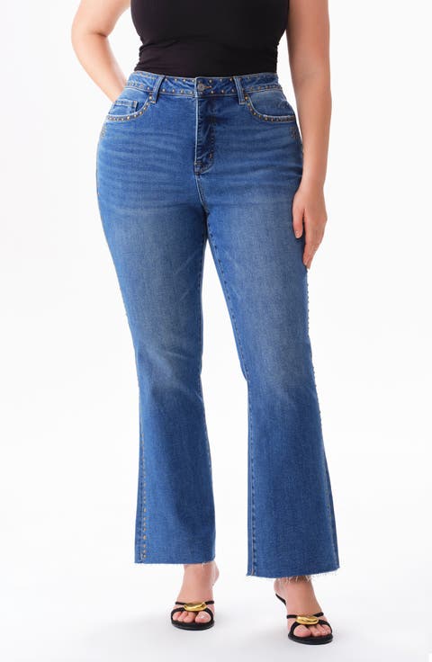 High Waist Bootcut Jeans