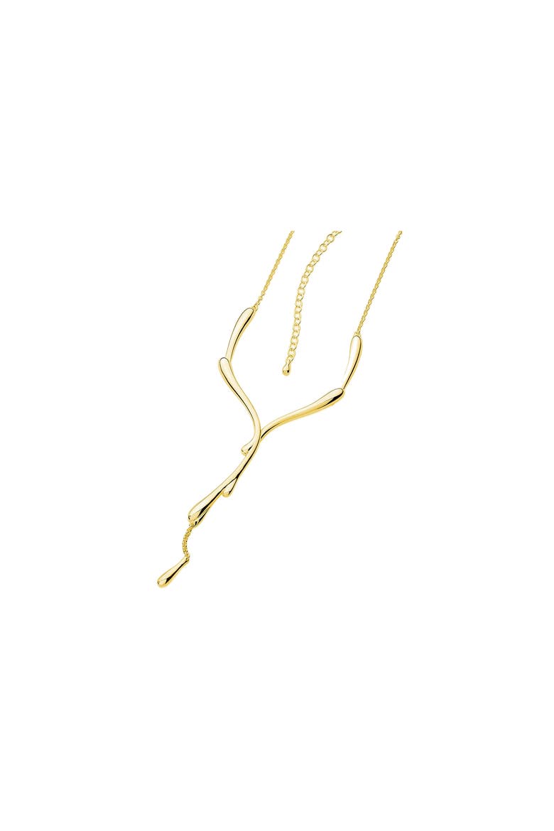 Dripping Necklace in Gold Vermeil, Alternate, color, Gold Vermeil