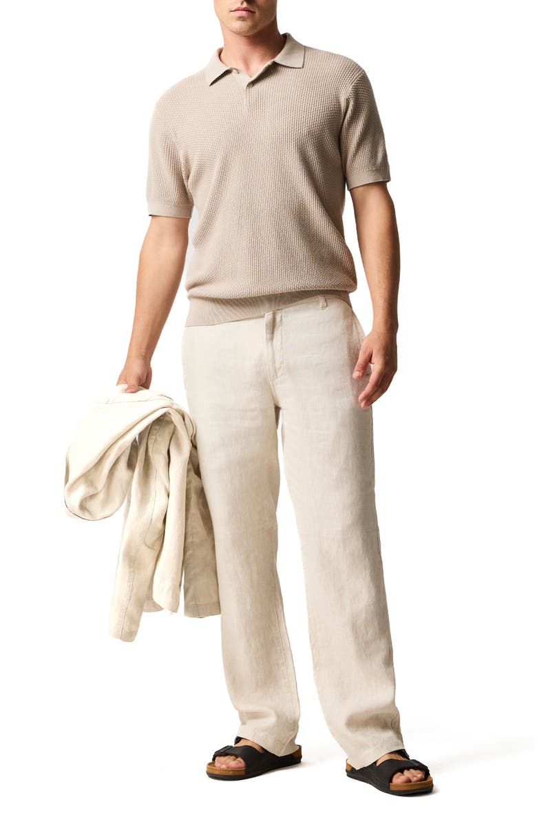 Rodd & Gunn Amberley Diamond Jacquard Cotton Polo Sweater, Alternate, color, 
