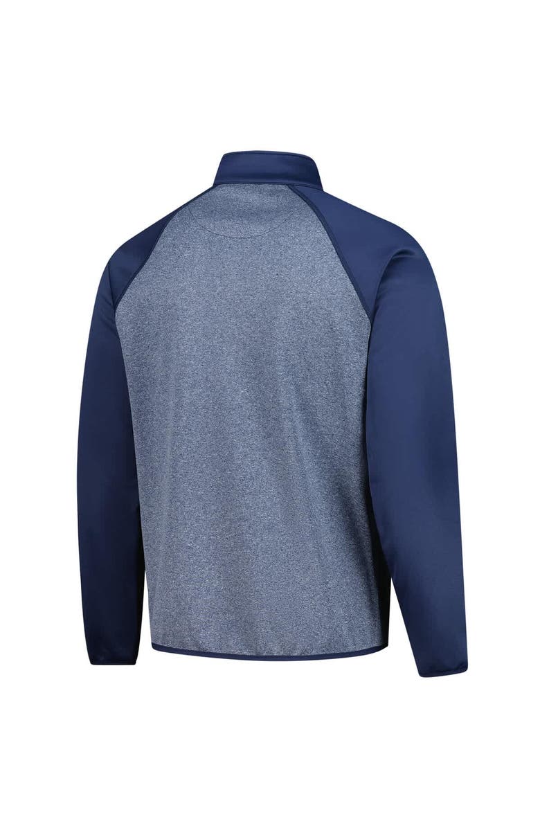 G-III SPORTS BY CARL BANKS Men's G-III Sports by Carl Banks Navy Milwaukee Brewers Runners Raglan Full-Zip Track Jacket, Alternate, color,