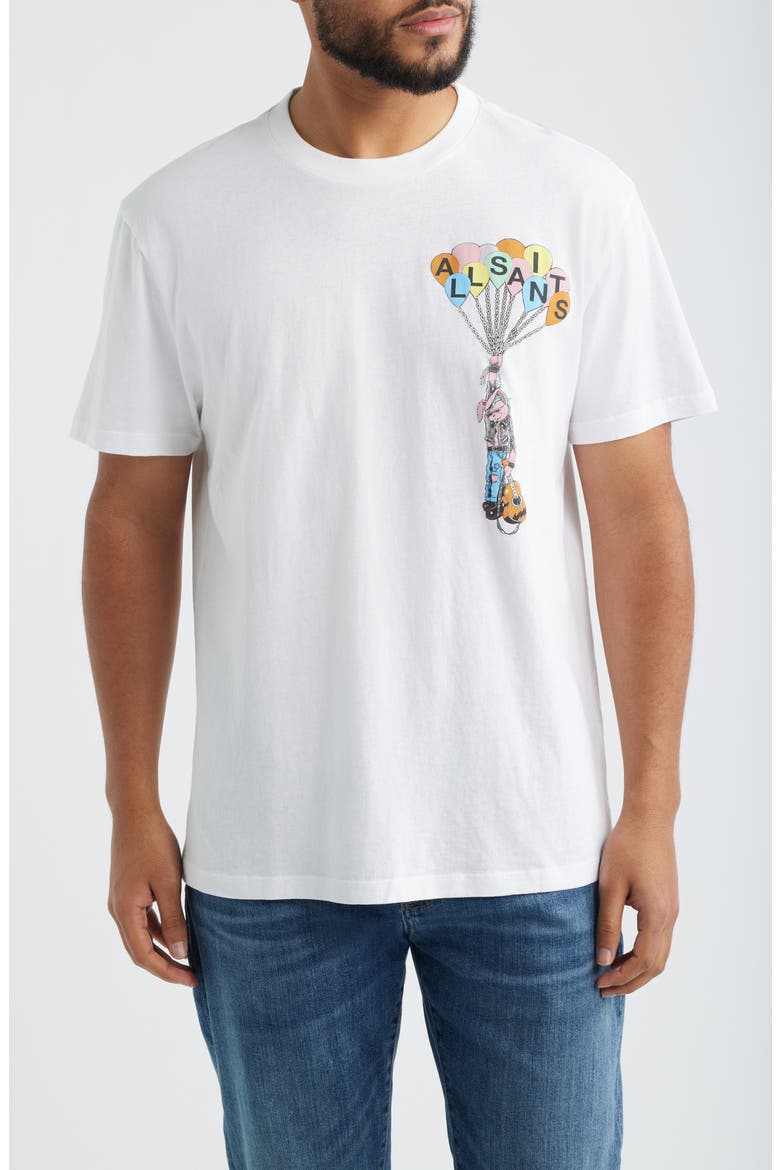 Lofty Cotton Graphic T-Shirt, Main, color, ASHEN WHITE