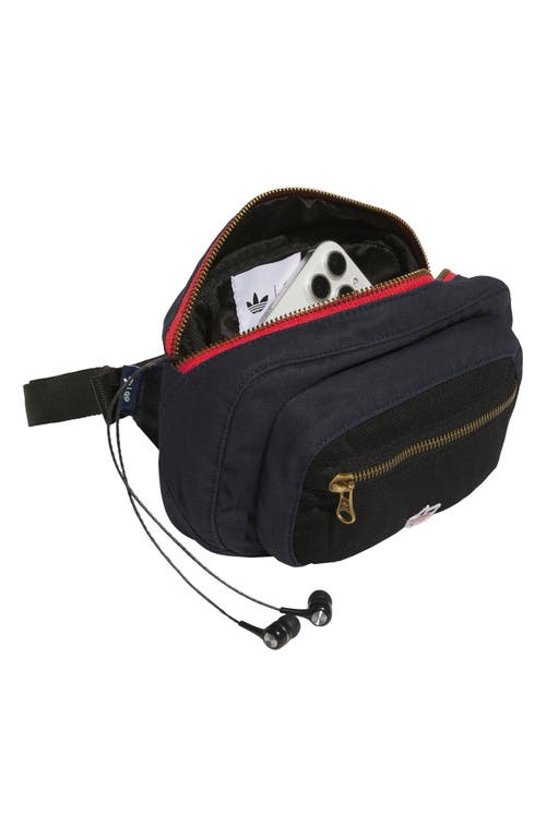 Adidas Originals X Clot By Edison Chen Canvas Belt Bag In Purple