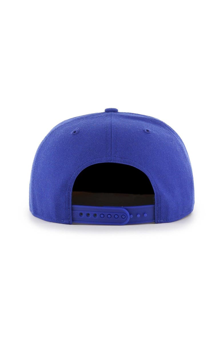 '47 Men's '47 Royal Golden State Warriors High Post Captain Snapback Hat, Alternate, color, 