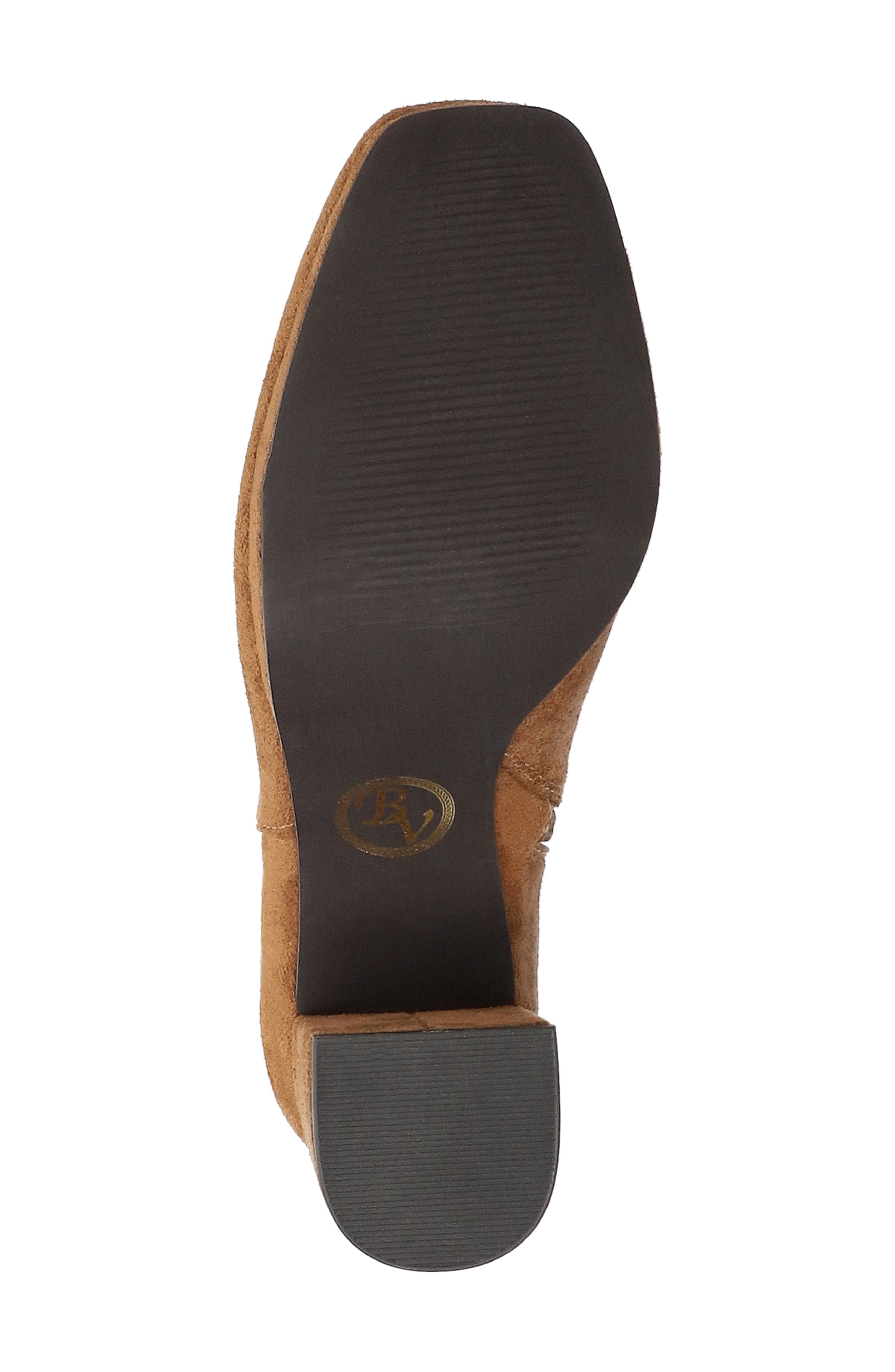 Hudson Platform Bootie, Alternate, color, COGNAC SUEDE