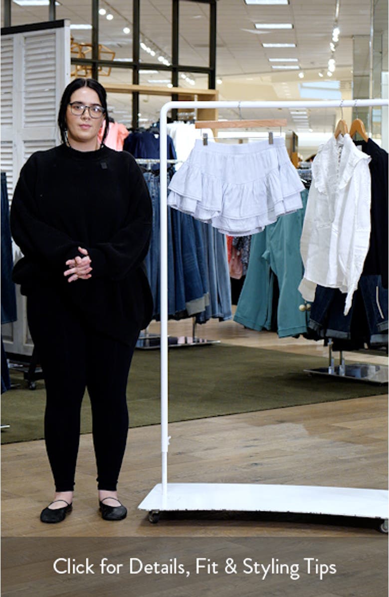 Lace Trim Ruffle Skort, sales video thumbnail