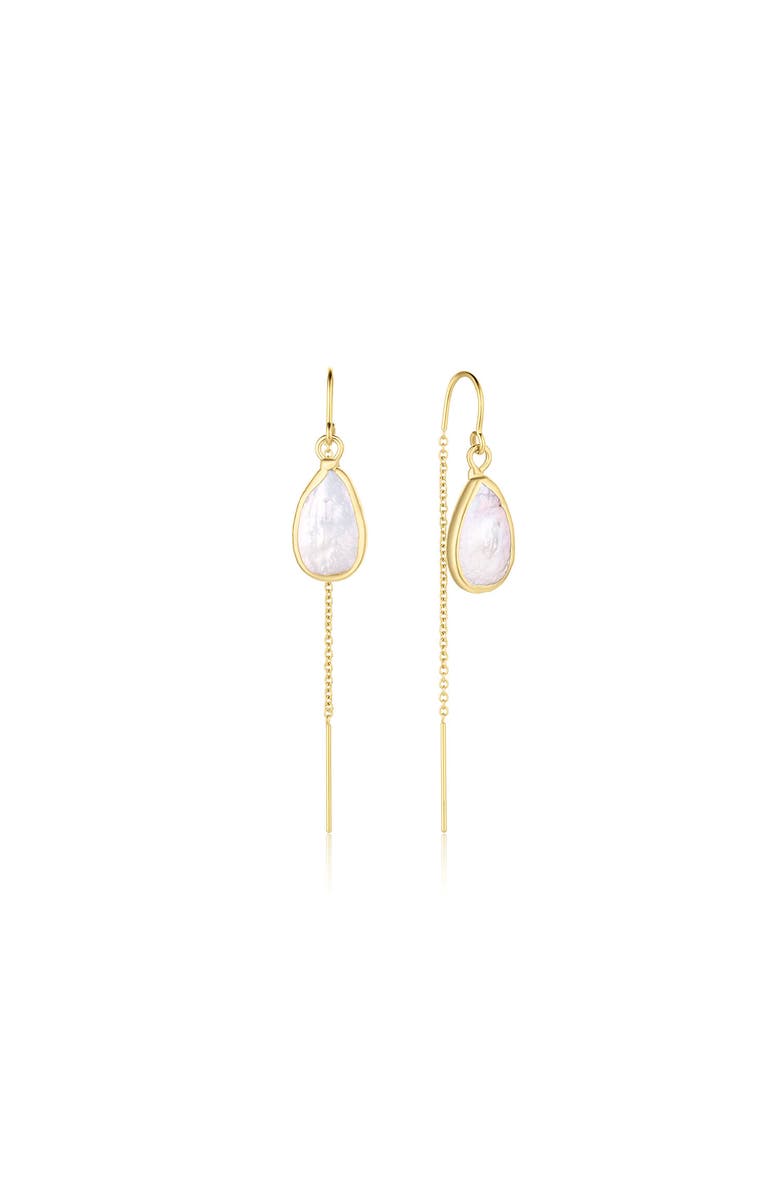Set & Stones Carrie Baroque Pearl Threaders, Main, color, Gold