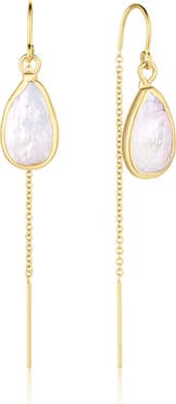 Set & Stones Carrie Baroque Pearl Threaders