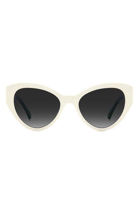 paisleigh 55mm gradient cat eye sunglasses