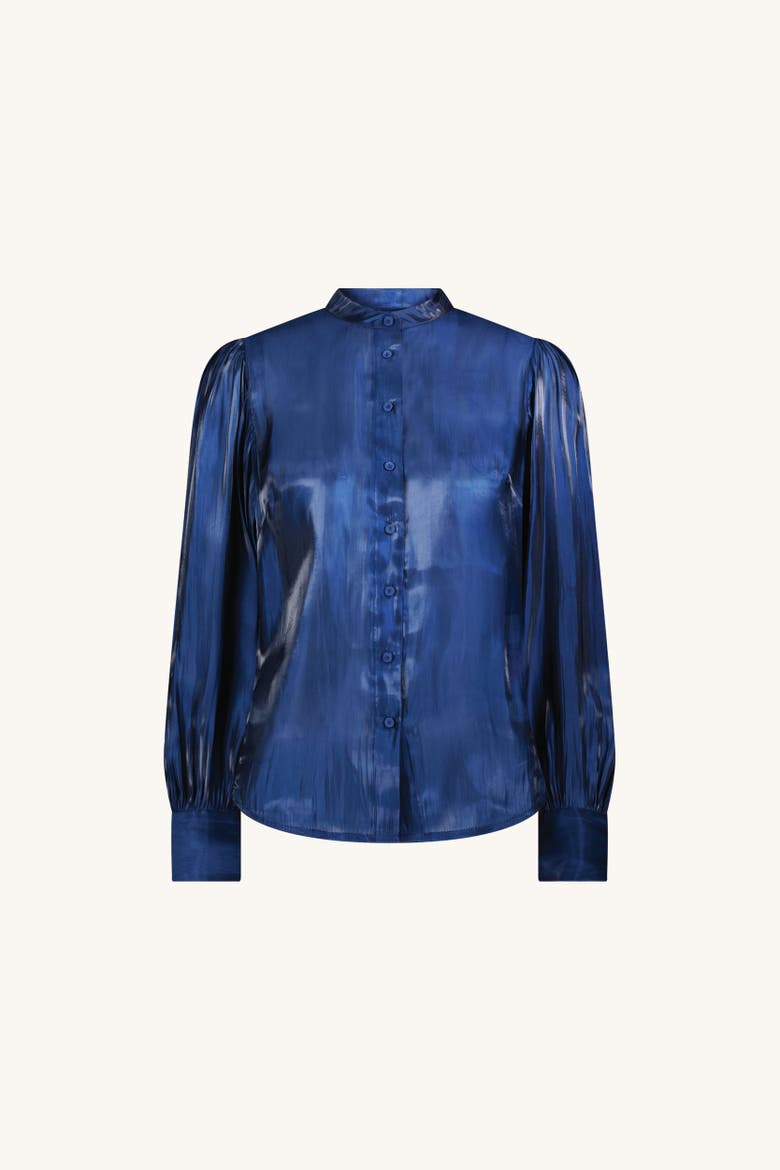 Colette Blouse, Alternate, color, Navy