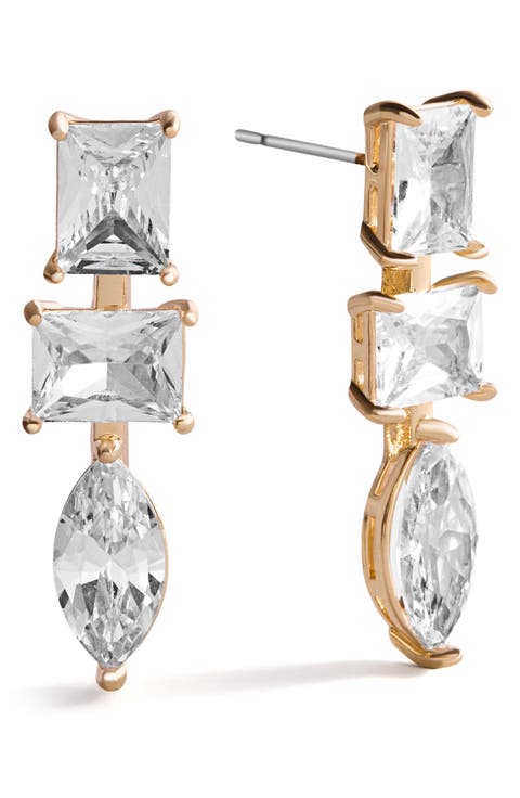 Ally Crystal Drop Earrings
