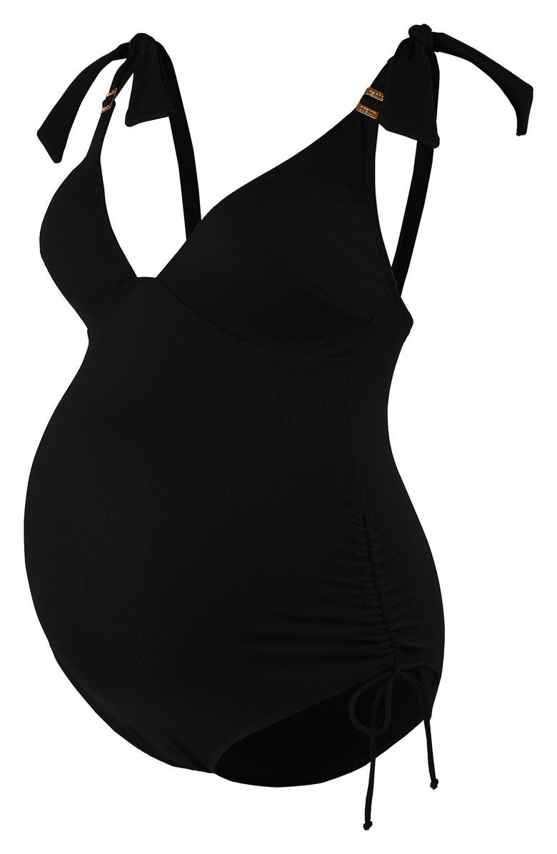Cache Coeur Porto Vecchio Maternity One-Piece Swimsuit, Alternate, color, 
