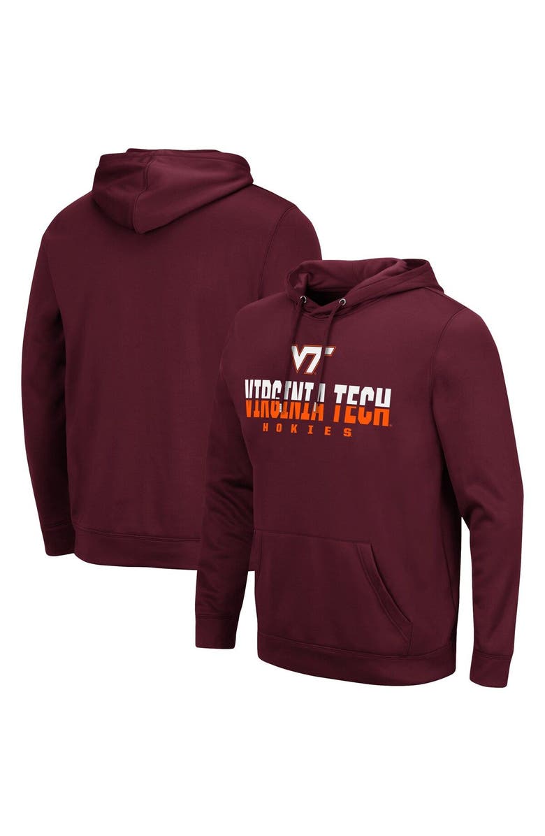 COLOSSEUM Men's Colosseum Maroon Virginia Tech Hokies Lantern Pullover Hoodie, Main, color, Maroon