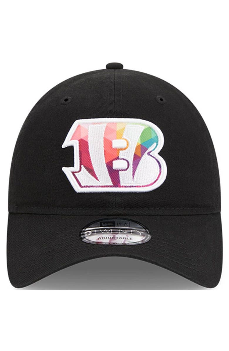 New Era Men's New Era Black Cincinnati Bengals 2023 NFL Crucial Catch 9TWENTY Adjustable Hat, Alternate, color, Black