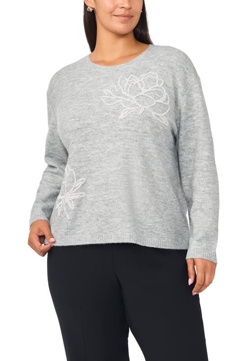 Floral Embroidered Sweater
