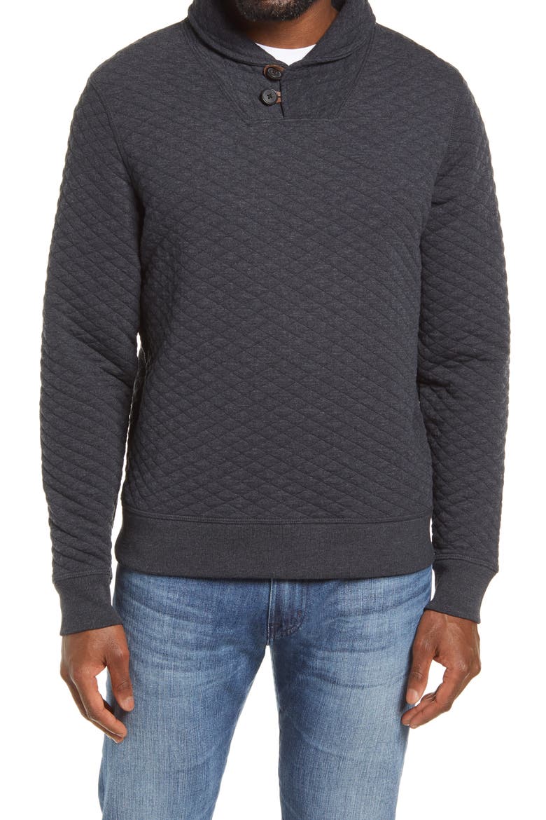 Shawl Collar Pullover, Main, color, DARK NAVY