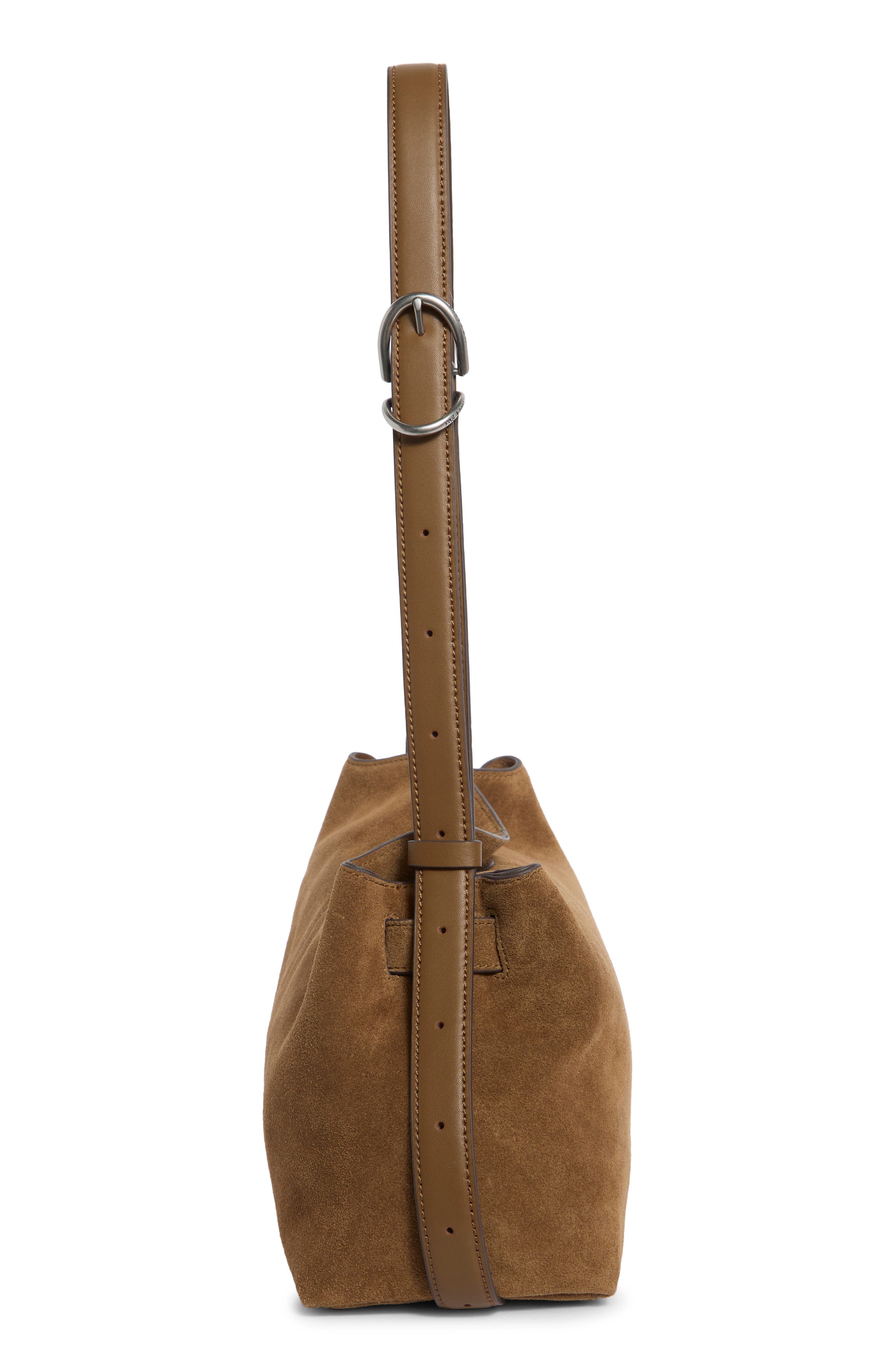 Taylor Leather Shoulder Bag, Alternate, color, GOLDEN BROWN