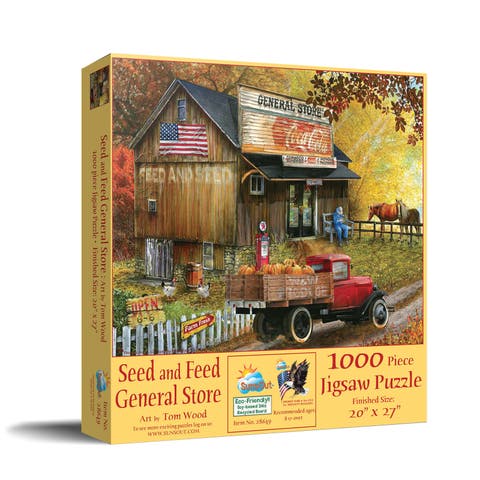 Feed and Seed General Store 1000 piece Jigsaw Puzzle for Adults