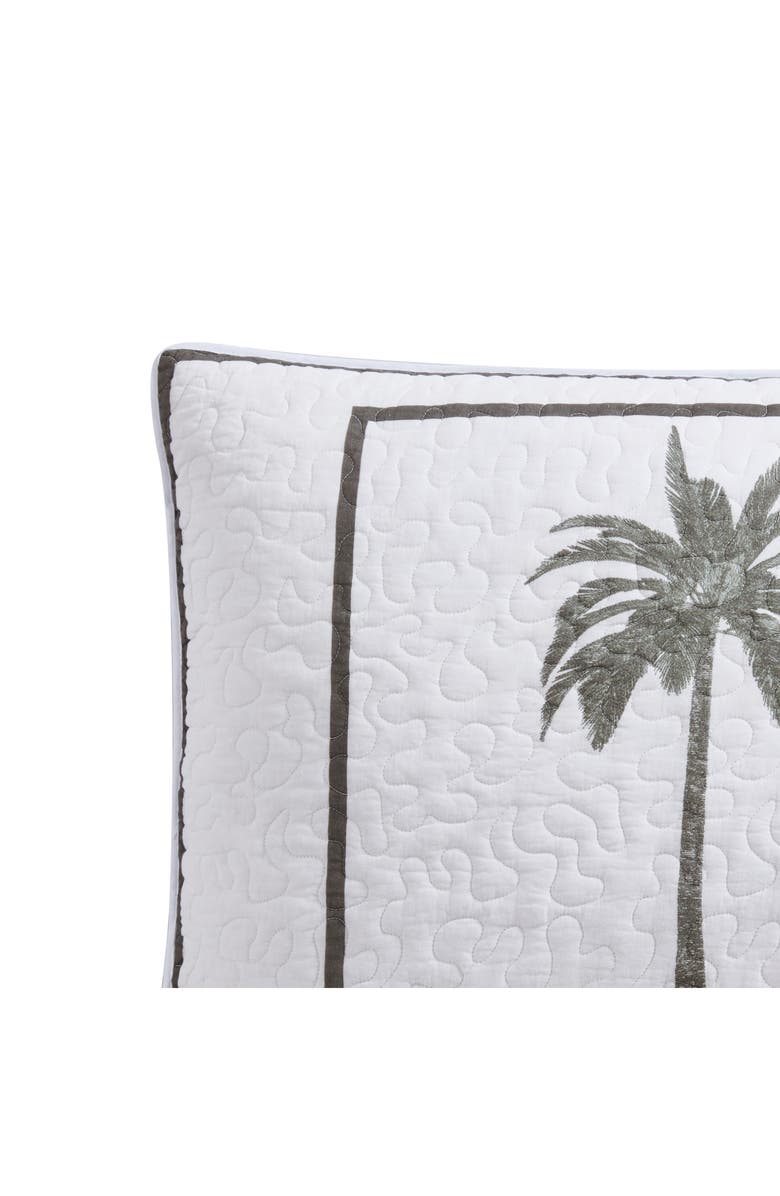 Tommy Bahama Palm Island King Cotton Sham, Alternate, color, Palm Green
