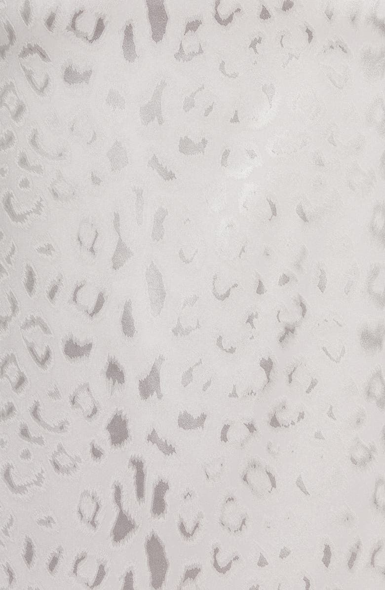 Natori Decadence Leopard Jacquard Satin Robe, Alternate, color,