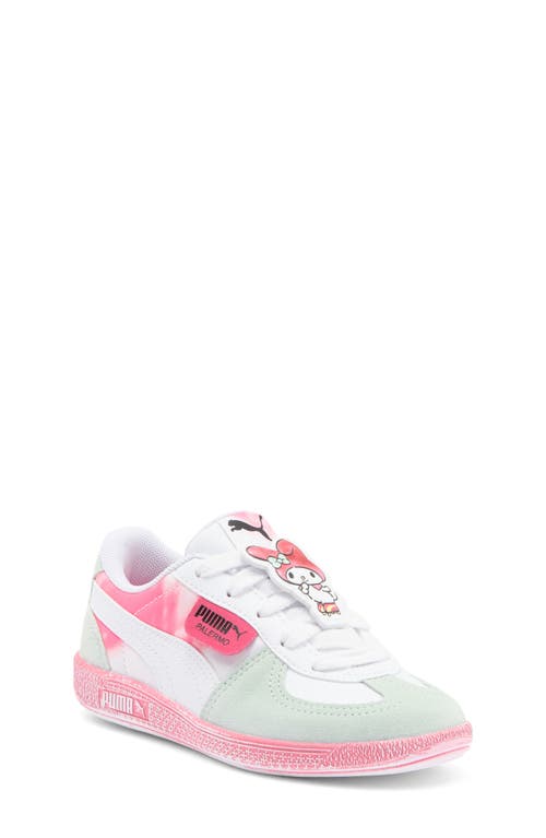 Puma X Hello Kitty® And Friends Little Kids' Palermo Sneakers In White-magic Rose
