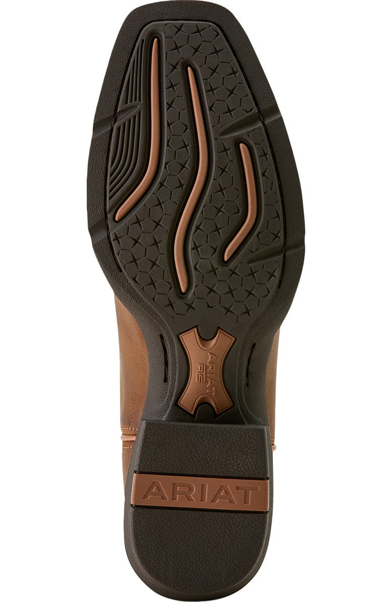 Ariat Round Up Narrow Cutter Toe Western Boot, Alternate, color, Sorrel Crunch