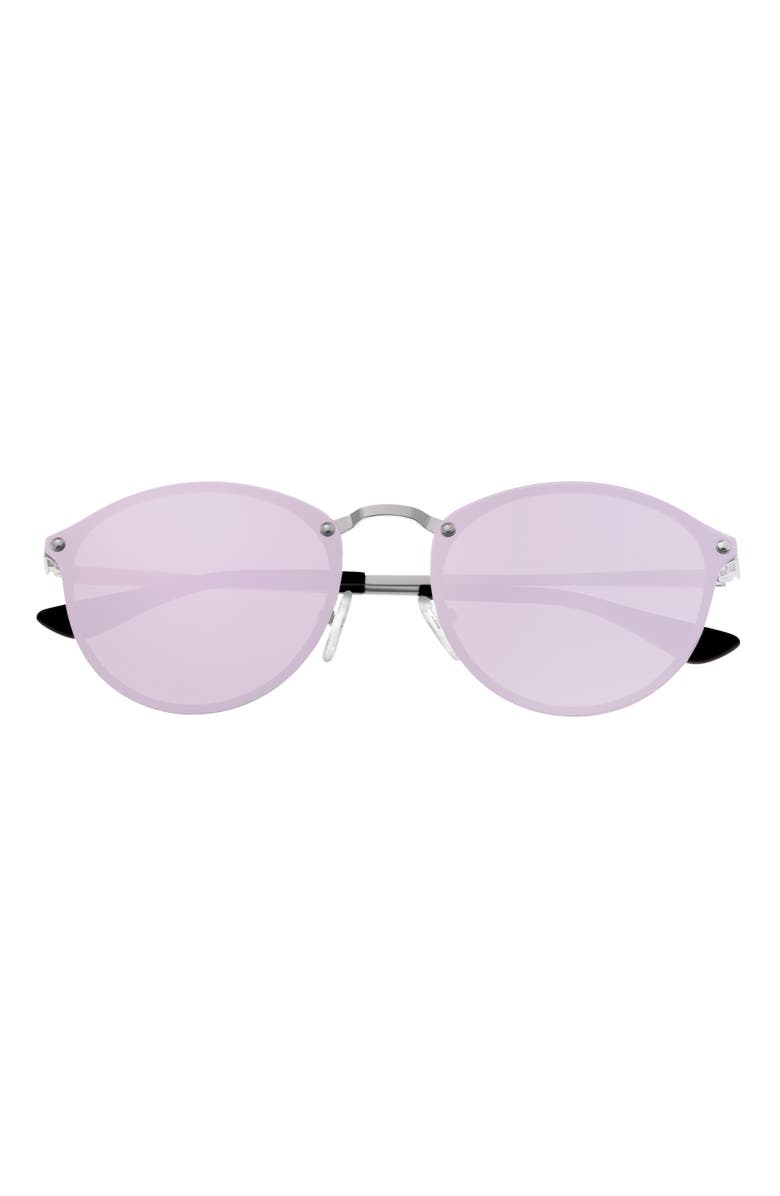 Sixty One Picchu Polarized Sunglasses, Alternate, color, Silver/Lavender