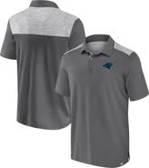 FANATICS Men's Fanatics Gray Carolina Panthers Long Shot Polo