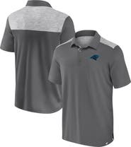 FANATICS Men's Fanatics Gray Carolina Panthers Long Shot Polo